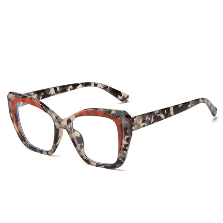 Black Leopard Retro Colorful Leopard Frame Cat Eye Eyewear