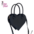 Retro Cool Girls Love Heart Tote Handbags Sassy Chick Logo