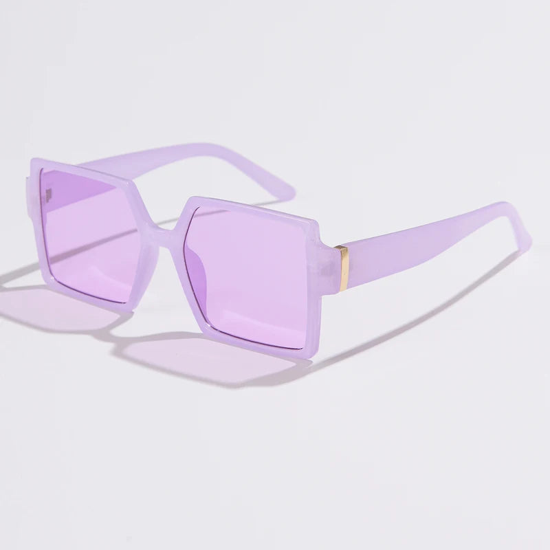 Retro Cycling Square Large Frame Sunglasses