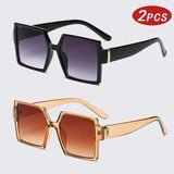 Retro Cycling Square Large Frame Sunglasses
