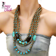 Retro Ethnic Multi-layer Wooden Beads African Jewelry Sassy Chick Logo