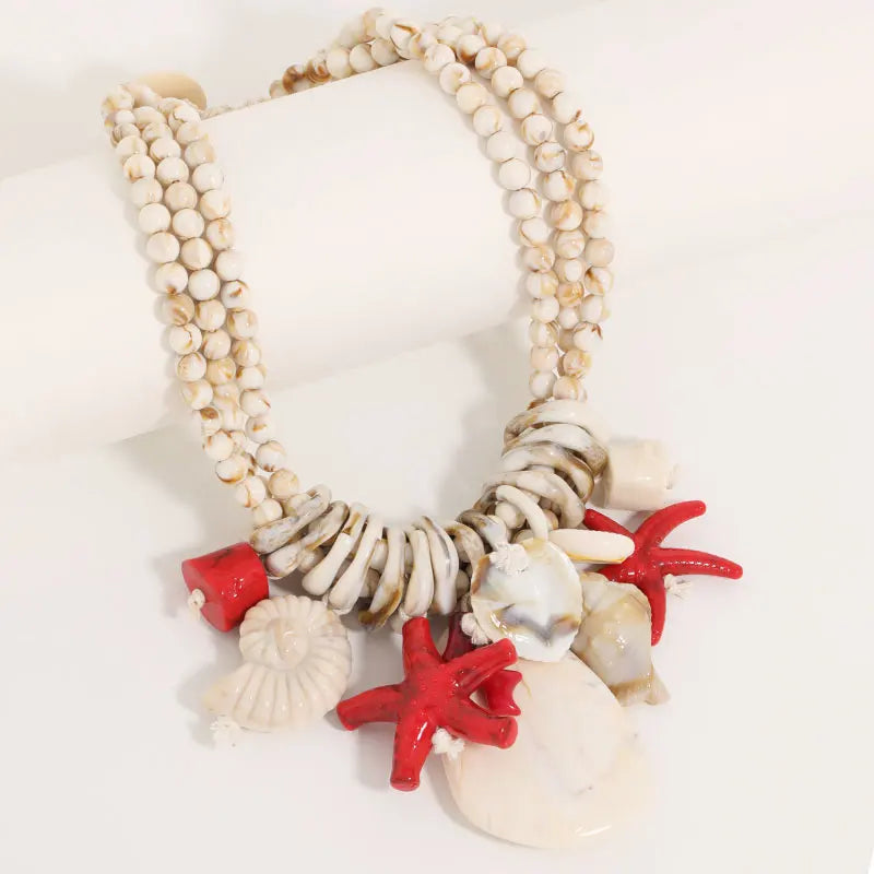 Retro Ethnic Starfish Style Necklace