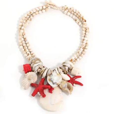 Retro Ethnic Starfish Style Necklace