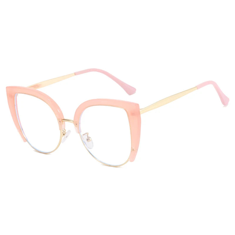 Retro Large Anti-Blue Light Photochromic Radiation Reading Eyewear