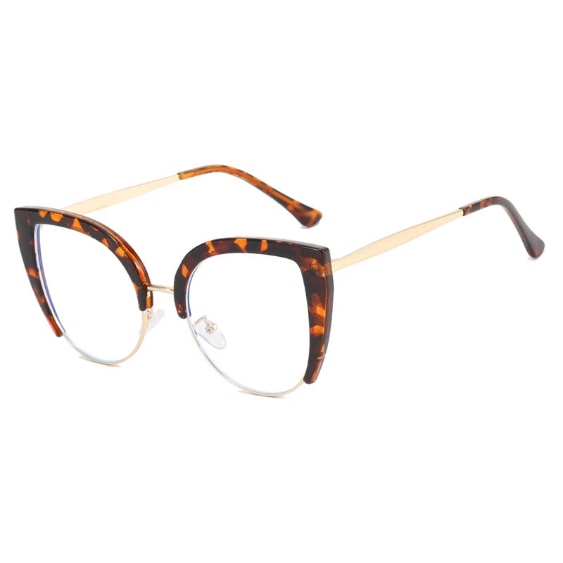 Retro Large Anti-Blue Light Photochromic Radiation Reading Eyewear