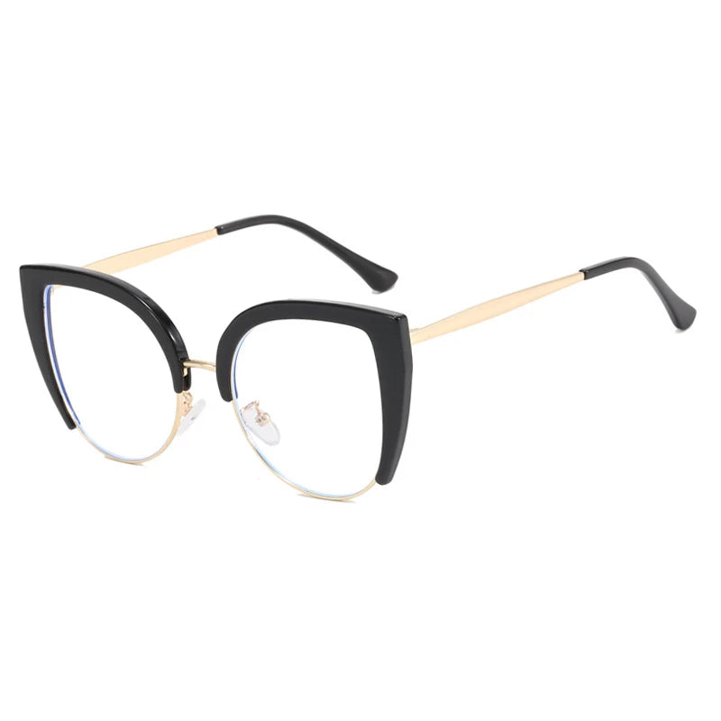 Retro Large Anti-Blue Light Photochromic Radiation Reading Eyewear