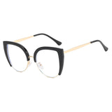 Retro Large Anti-Blue Light Photochromic Radiation Reading Eyewear