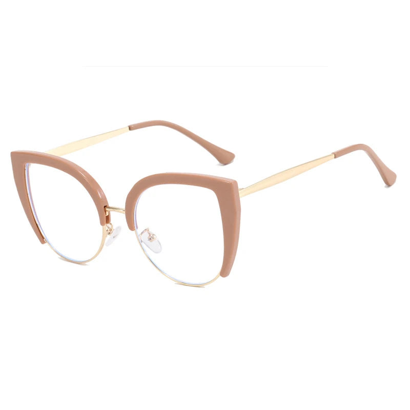 Retro Large Anti-Blue Light Photochromic Radiation Reading Eyewear