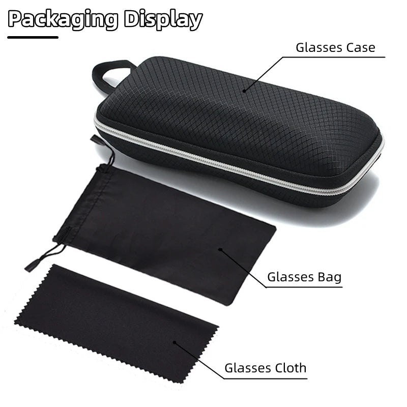 Retro Large Anti-Blue Light Photochromic Radiation Reading Eyewear