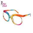 Retro Large Frame Decorative Computer Spectacles Glasses Sassy Chick Logo