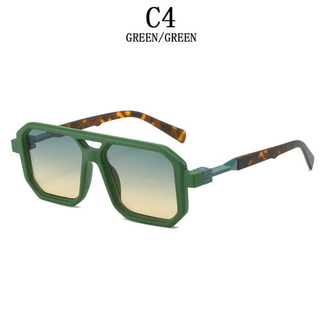 Retro Men Square Sunglasses