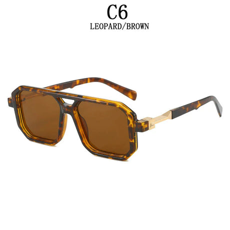 Retro Men Square Sunglasses