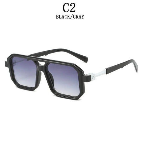 Retro Men Square Sunglasses