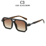 Retro Men Square Sunglasses