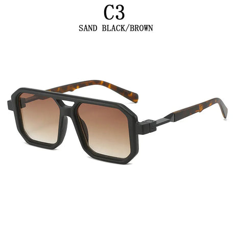 Retro Men Square Sunglasses