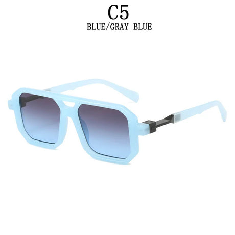 Retro Men Square Sunglasses
