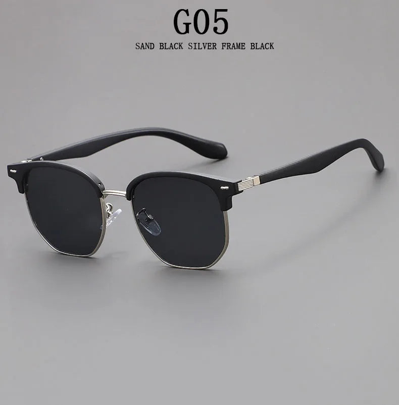 Black Retro Men Vintage Sunglasses