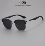 Black Retro Men Vintage Sunglasses