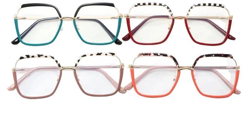 Collection of Retro Myopia Blue Light Blocking Eyewear Glasses