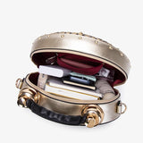 Compartment Retro Niche Design Clock Handbag