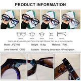 Details of Retro Oval Frame Anti Blue Light Reading Optical Eyewear