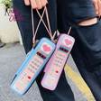 Retro Phone Handbag Sassy Chick Logo