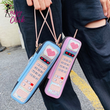 Retro Phone Handbag Sassy Chick Logo