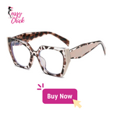 Retro Polygon Cat Eye Eyewear Sassy Chick Logo