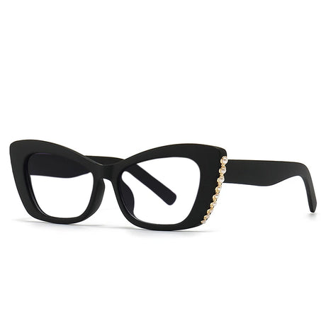 Black Retro Presbyopic Pearl Eyewear