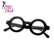 Retro Round Spectacle Frame Anti Blue Computer Eyeglasses Sassy Chick Logo