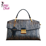 Retro Snake-shaped High-grade Handbag Sassy Chick Logo