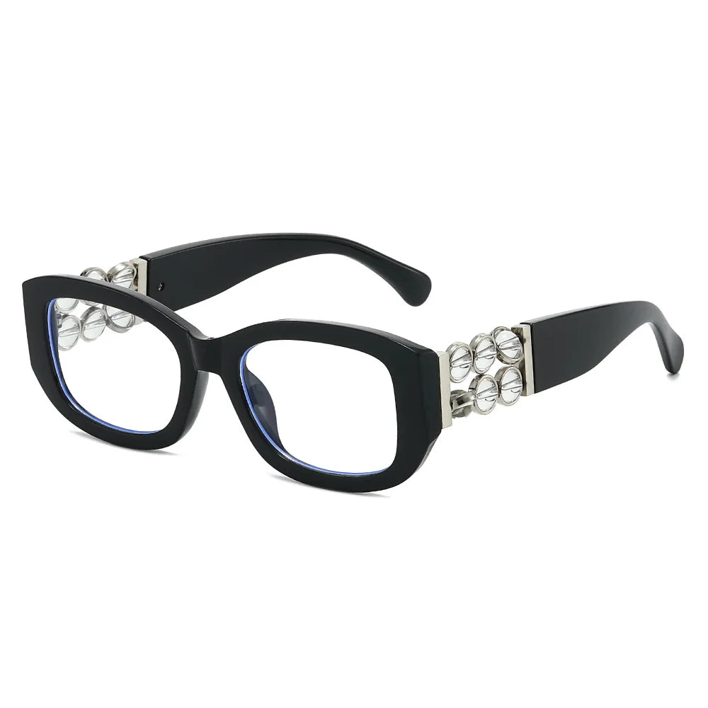 Retro UV400 Ins Style Beads Fashion Sunglasses