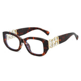 Retro UV400 Ins Style Beads Fashion Sunglasses