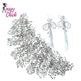 Rhinestone Crystal Wedding Headband Hair Accessories Sassy Chick Logo
