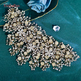 Gold Rhinestone Crystal Wedding Headband Hair Accessories