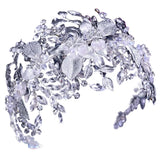 Silver Rhinestone Crystal Wedding Headband Hair Accessories
