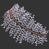 Gold Rhinestone Crystal Wedding Headband Hair Accessories