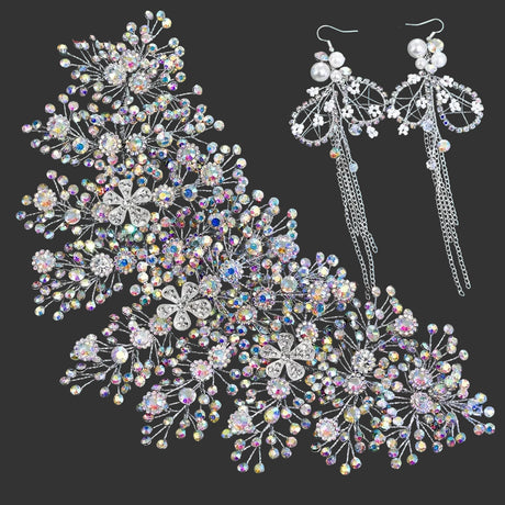 Multicolor Rhinestone Crystal Wedding Headband Hair Accessories