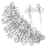 Silver Rhinestone Crystal Wedding Headband Hair Accessories