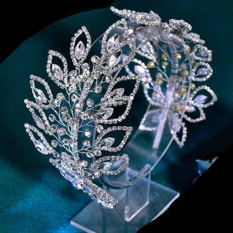 Rhinestone Wedding Handmade Women Bridal Headpieces