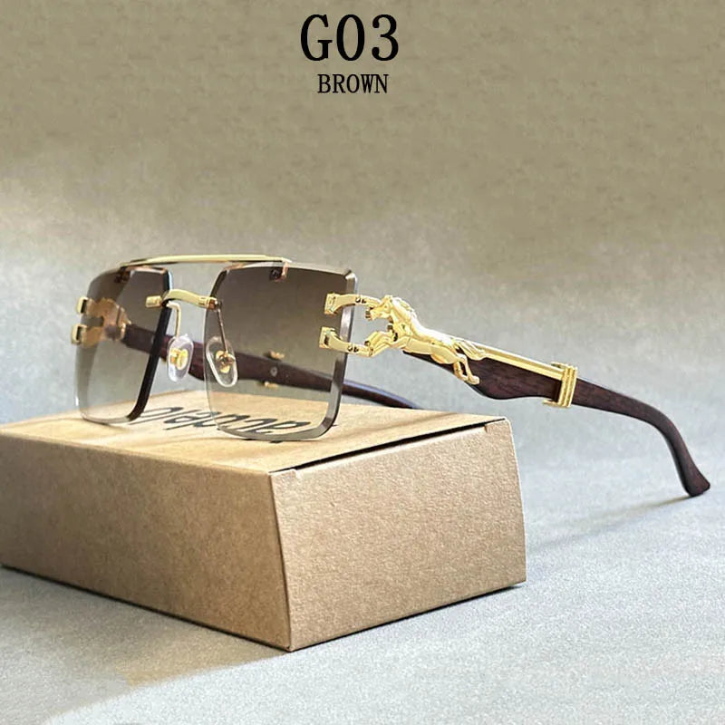 brown gold sunglasses