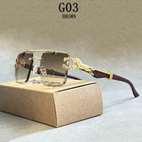 brown gold sunglasses