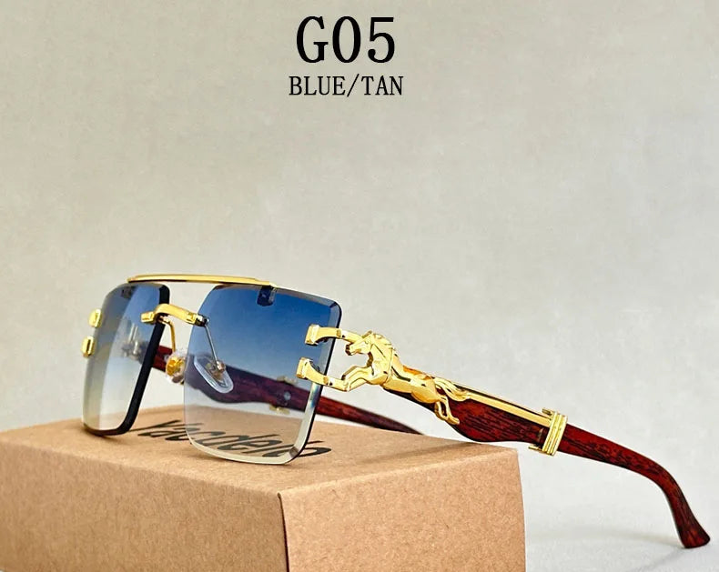 blue tan sunglasses