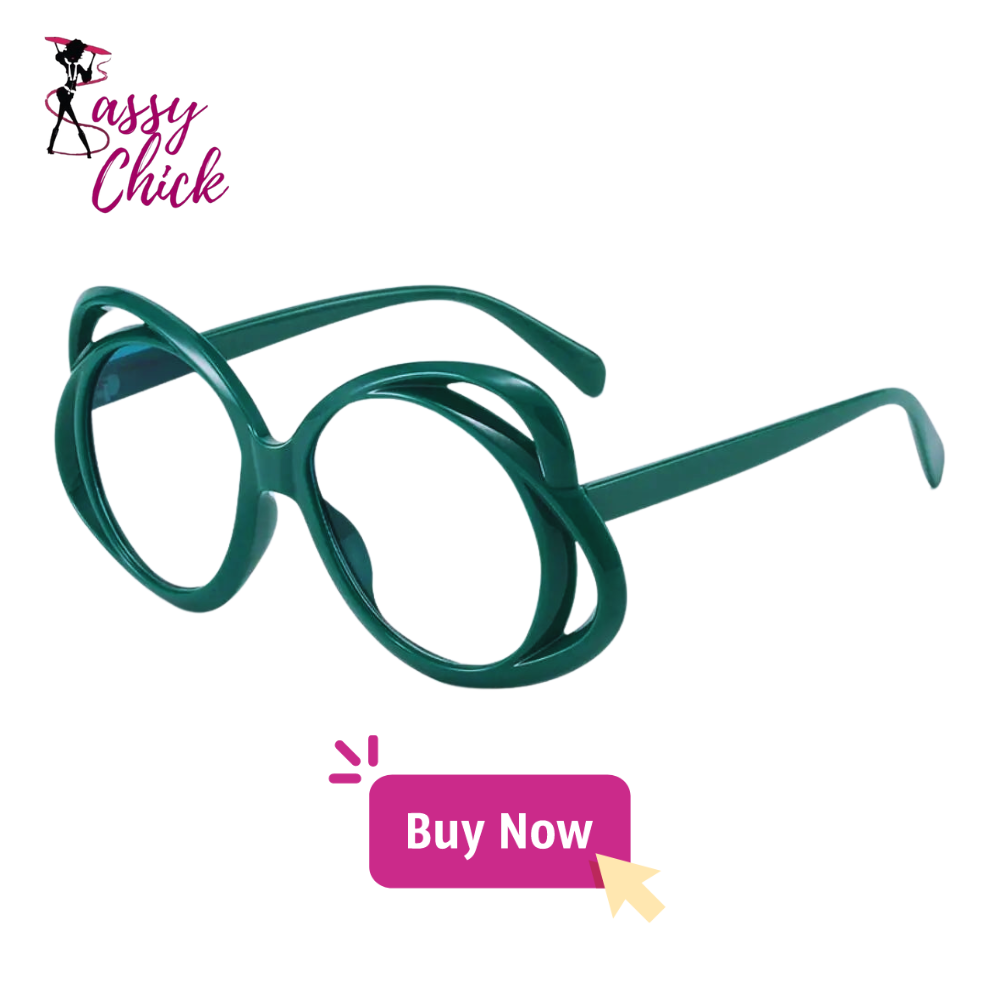 Rose Flower Oversized Reading Glasses