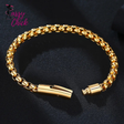 Round Box Chain Bracelet Sassy Chick Logo