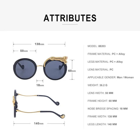 Details of Round Crystal Sunglasses