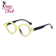 Round Retro Casual Reading Presbyopia Eyeglasses Sassy Chick Logo