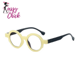 Round Retro Casual Reading Presbyopia Eyeglasses Sassy Chick Logo