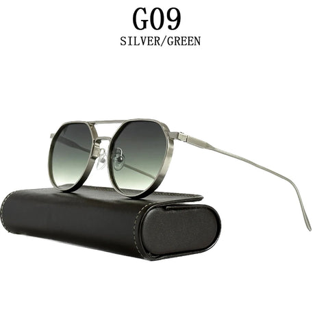Round Steampunk Heavy Metal Sunglasses
