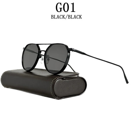 Round Steampunk Heavy Metal Sunglasses